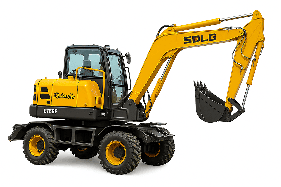 Колесный экскаватор SDLG E765F